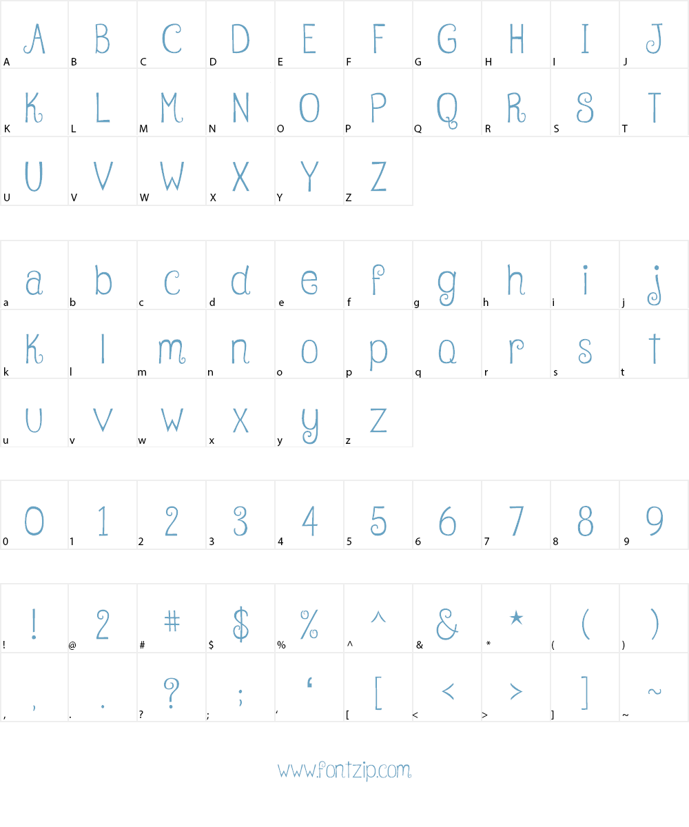 Betty Font Character